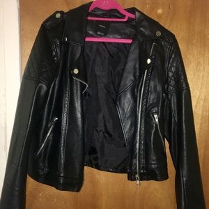Faux Leather Jacket